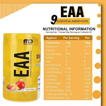 Muscle Doctor  Eaa (essential Amino Acids)  (300 G, Fruit Punch)