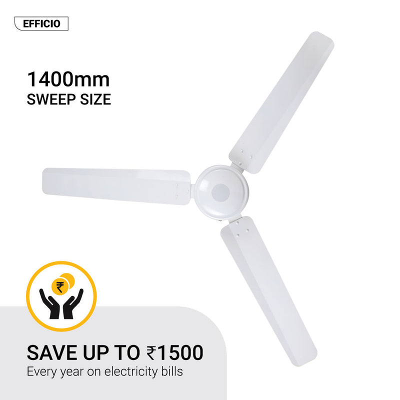 Atomberg Efficio Energy Efficient Ceiling Fan With Bldc Motor And Remote