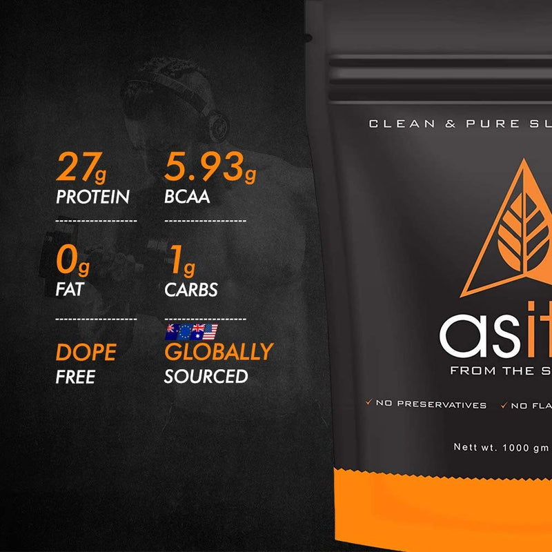 As-it-is Nutrition Whey Protein Isolate 90% Unflavored