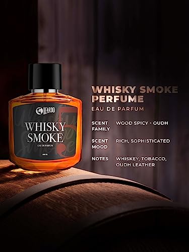 Beardo Whisky Smoke Perfume for Men, 100ml | Spicy, Woody - Oudh Scent Eau De Parfum | Long Lasting Mens Perfume | Best Date Night Fragrance Body Spray for Men