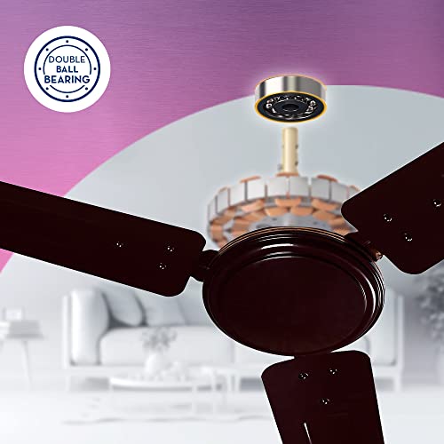 Crompton SUREBREEZE SEA SAPPHIRA 1200 mm (48 inch) Ceiling Fan (Lustre Brown) Star rated energy efficient fans