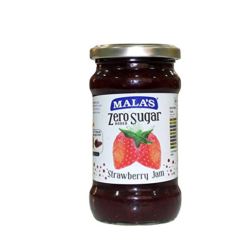 Mala's, Zero Sugar Jam 350g, Strawberry