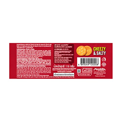 Ritz Cheese Cream Sandwich Cracker Biscuits, 100 g, Red