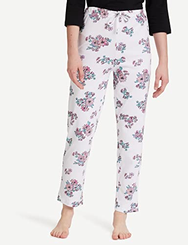 Amazon Brand - Eden & Ivy Women's Pyjama Bottom Relaxed Pajama EI-AW20PJPACK01-SOMM-15_Multicolor 2_M