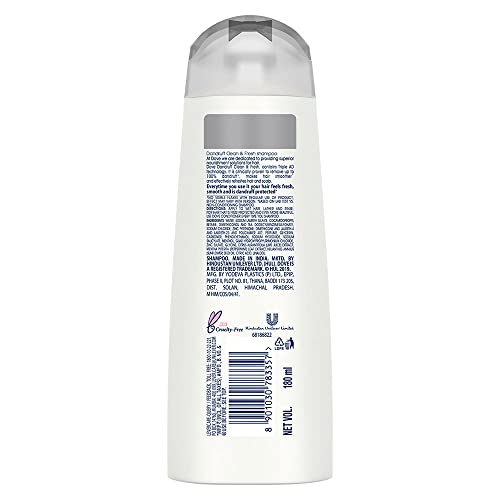 Dove Dandruff Clean & Fresh Shampoo, 180 ml