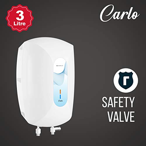 Havells Carlo 3 Litre 3000 kw Instant Water Heater (White Blue)