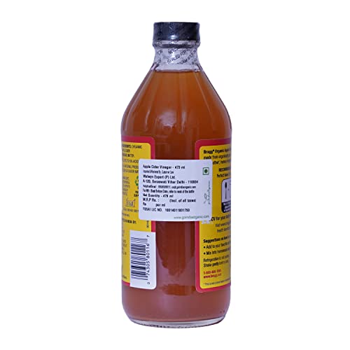 Bragg Raw Unfiltered Apple Cider Vinegar 473 ml