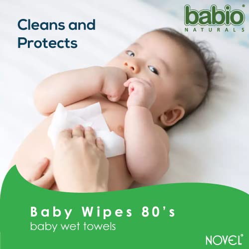 NOVEL Baby Wet Wipes/Pack With Lid (Pack of 6-80 Sheet)