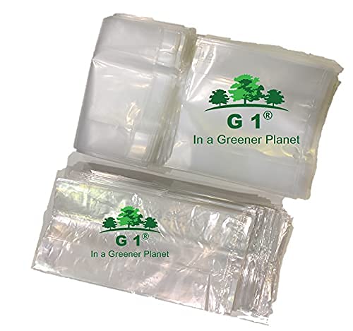 G 1 Transparent Bags | Multipurpose | Grocery Bags | Packaging Bags | 51 Microns Thickness | 5000 Grams | 50 Pieces