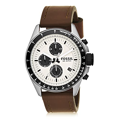 Fossil Chronograph White Dial Men's Watch-CH2882
