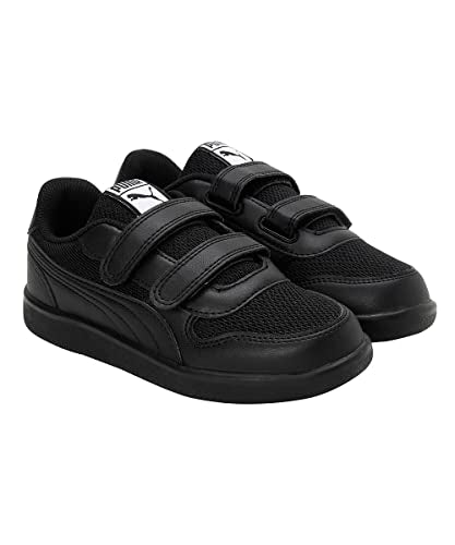 Puma Unisex-Kid -Punch Comfort Jr Black-Black Sneaker - 3UK (39613101)