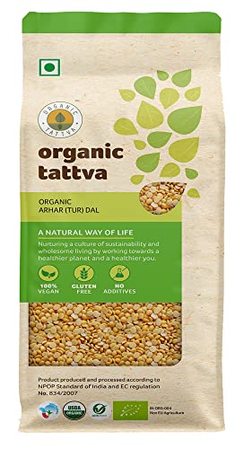 Organic Tattva Toor Dal, 1kg