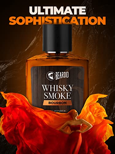 Beardo BOURBON Whisky Smoke Perfume for men | Oriental, Woody, Leathery | Eau De Parfum - Long Lasting Perfume | Ideal Gift for Men, 50ml