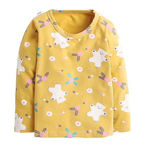 Hopscotch Girls Cotton Sleepwear Sets Yellow 8-9 Years (CYM-3142387)