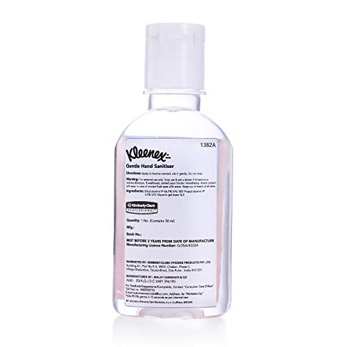 Kleenex 1382 10020735 Gentle Hand Sanitizer (50 ml) -Pack of 2