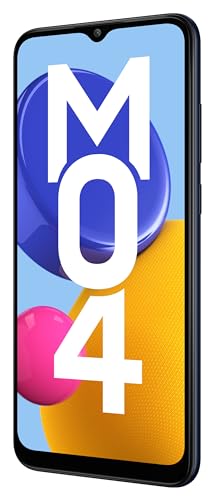 Samsung Galaxy M04 Dark Blue, 4GB RAM, 64GB Storage | Upto 8GB RAM with RAM Plus | MediaTek Helio P35 Octa-core Processor | 5000 mAh Battery | 13MP Dual Camera