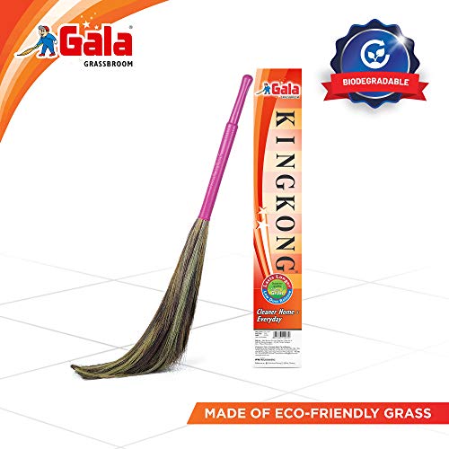 Gala King Kong Grass Floor Broom - Pack Of 1, Red