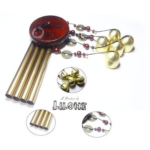 Lilone Brass Wind Chime (24 inch, Multicolour)