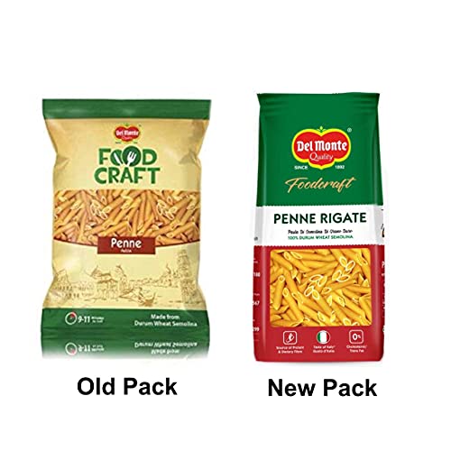 Del Monte FoodCraft Penne Pasta, 100% Durum Wheat Semolina, 1kg