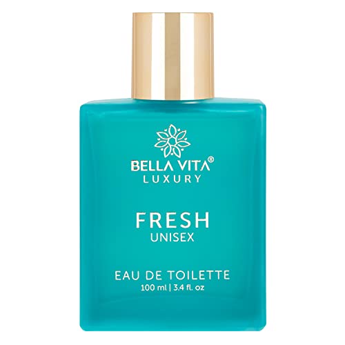 Bella Vita Luxury FRESH Eau De Toilette Unisex Perfume For Men & Women with Bergamot, Orris Lavender & Ylang Ylang | EDT Long Lasting Fragrance For All Occasions, 100 ML