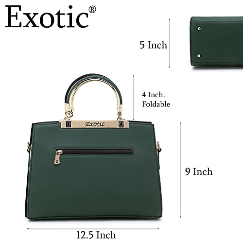 EXOTIC Dualtone Women Sling Bag (Green)