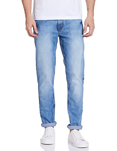 The Indian Garage Co Men's Slim Fit Jeans (0620-DNM-079_Blue_38)