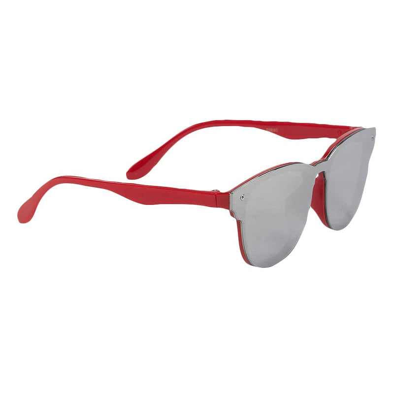 Hopscotch Boys and Girls Plastic & Poly carbonate Sunglasses in Red Color For Ages 3-9 Years (BUW-3129044)