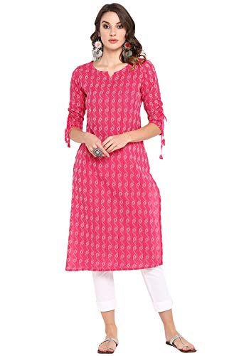 Janasya Women's Pure Cotton Straight Kurta