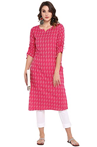 Janasya Women's Pure Cotton Straight Kurta