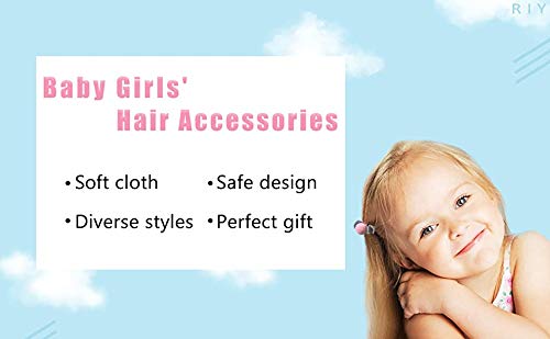 Ginoya Brothers - 36 Pcs. Baby Girl's Hair Clips Set, Hair Ties Elastic for Girls Toddlers Hair Accessory [Multi-Color] Pack - 1