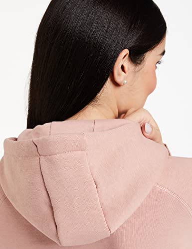Amazon Brand - Symbol Women's Cotton Blend Hooded Neck Sweatshirt (AW18WNSSW02_Murky Pink_Medium_Dusky Pink_M)