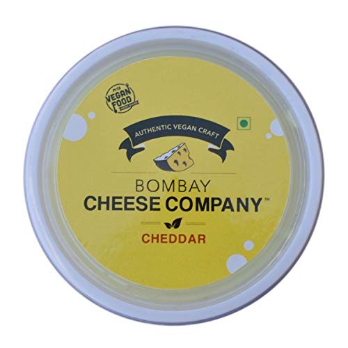 BOMBAY CHEESE COMPANY Plant Based Cheddar for pasta pizza sandwich pakoda dosa paratha (150g / 5.29oz)