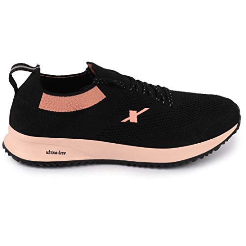 Sparx Women's Black Light Pink Sports Shoes-6 Kids UK (SX0167L)