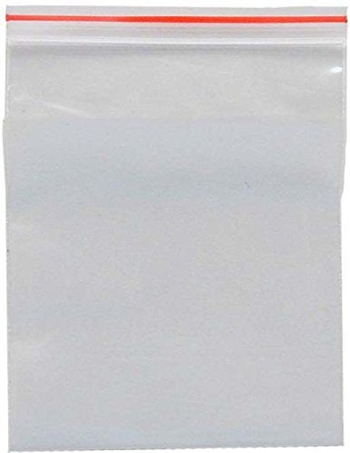 THEMISTO VIBHU Plastic Zip Lock Pouch Bags (5 inch x 7 inch, 100 Pieces, Transparent)