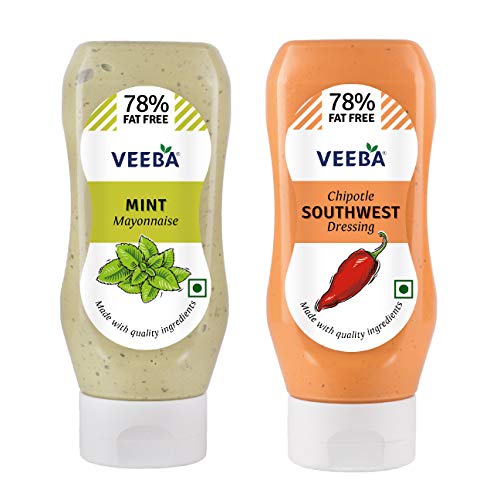 VEEBA MINT MAYONNAISE & CHIPOTLE SOUTHWEST DRESSING COMBO PACK (PACK OF 2)