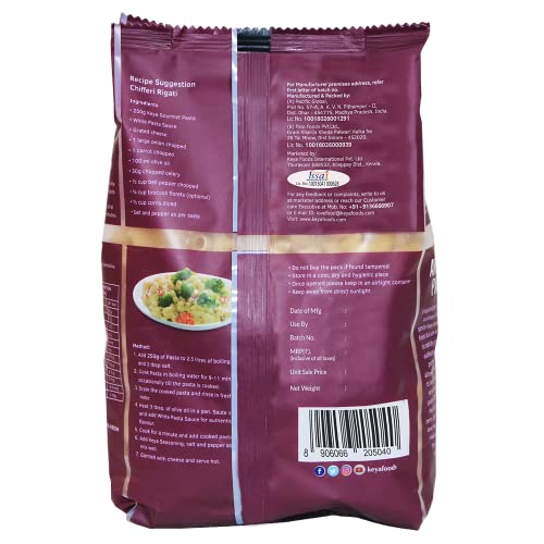 Keya Elbow Pasta 1kg, 100% Durum Wheat Pasta | Vegetarian | No MSG | Low in Calories | No Trans Fats | Healthy | Cooked in 10 Minutes