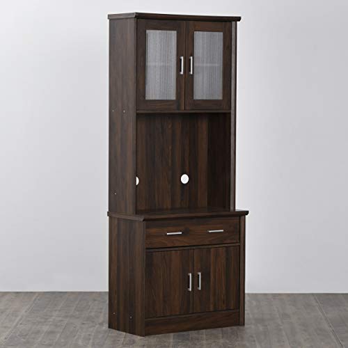 Home Centre Lewis Buffet Hutch - Brown (Engineered Wood)