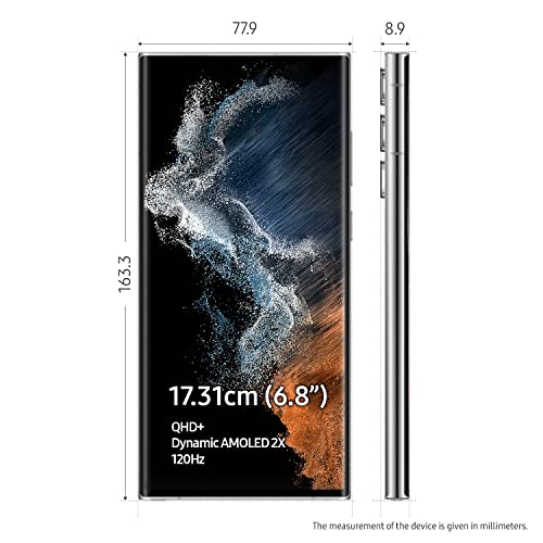 Samsung Galaxy S22 Ultra 5G (Phantom White, 12GB, 256GB Storage) with No Cost EMI/Additional Exchange Offers