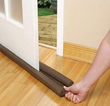 Raxon Innovation PVC Door Guard (39 Inches, Pack of 3) Gap Filler for Door Bottom Seal Strip - Sound-Proof, Reduce Noise, Energy Saving Door Stopper for Reduce Door Dust, Insects Protector (Brown)