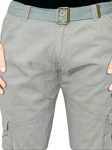 Hymen Legions Men's Regular Fit Solid Cargo Pants Off-White