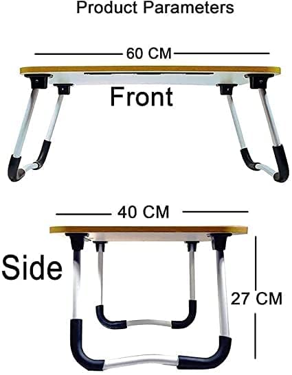 Mistri Office Table for Home/Writing Desk for Office/Folding Table for School/Folding Study Table/Work from Home Multipurpose Table (Black)