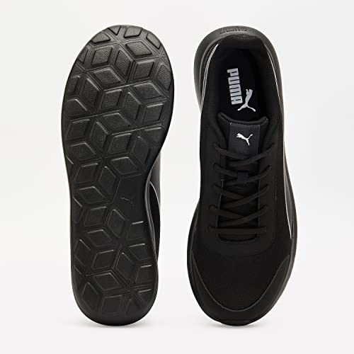 Puma Men's Dazzler Sneakers - 7 UK (Black, Silver, 39178201)