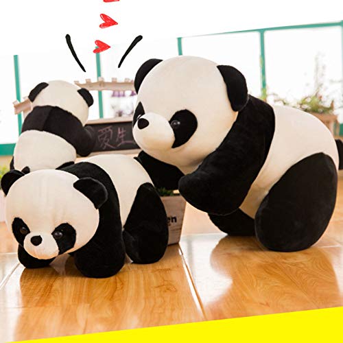 Tickles Black,White Panda Stuffed Soft Plush Toy Love Girl (Size: 40 cm)