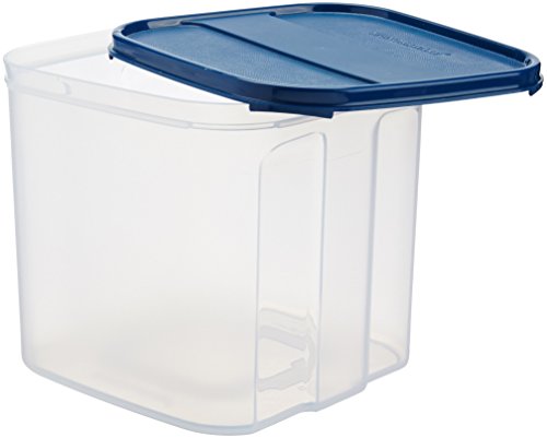 Signoraware 4.5 Litres Modular Multi-Purpose Plastic Containers with Lid for Kitchen Storage | Food Grade BPA Free Leak Proof | Spices Atta Grains and More Organizers (4500ml, Blue)