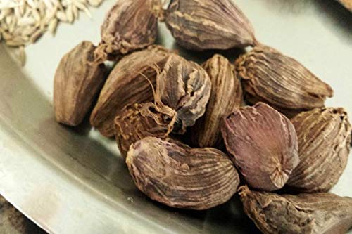 Goodness Grocery Whole Black Cardamom | Black Cardamom - Badi Elaichi - Black Elachi -Jungle Elachi (750 Gm)