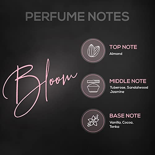 RENEE Eau De Parfum Bloom 8ml, Premium Long Lasting Luxury Perfume Scent for All Occasions, Travel Friendly Mini Perfume