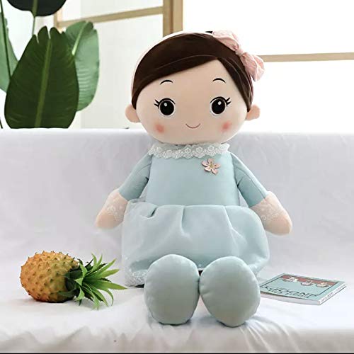 SCOOBA Super Soft 40cm Height Stuffed Girl Doll - Polyfill Washable Cuddly Soft Plush Toy - Helps to Learn Role Play - 100% Safe for Kids (Random Color Will be Send)