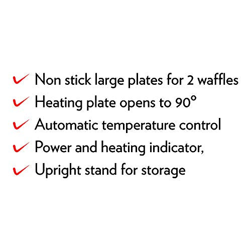 Borosil Neo Waffle Maker, 1000 W, Silver