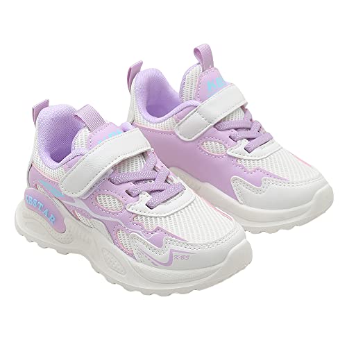 Hopscotch Girls Mesh Solid Athletic Shoes in Purple Color,UK:13 (FAQ-4308426)