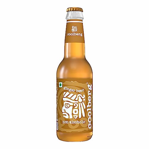 Coolberg Ginger Non Alcoholic Beer 330ml Glass Bottle - Pack of 6 (330ml x 6)